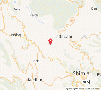 Map of Dharoti, Himachal Pradesh