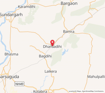 Map of Dharuadihi, Odisha