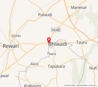 Map of Dharuhera, Haryana