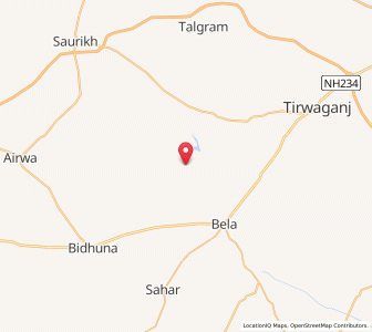 Map of Dhatani, Uttar Pradesh