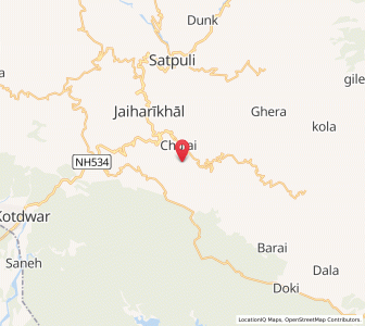 Map of Dhaulkhetkhal, Uttarakhand
