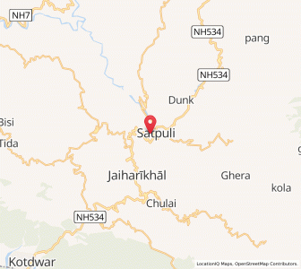 Map of Dhaundyer, Uttarakhand