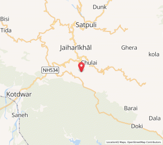 Map of Dhaungair, Uttarakhand