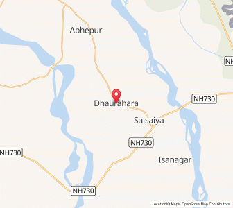 Map of Dhaurahra, Uttar Pradesh
