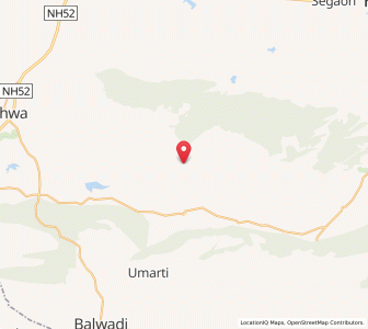 Map of Dhavdi, Madhya Pradesh