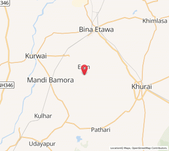 Map of Dhawai, Madhya Pradesh