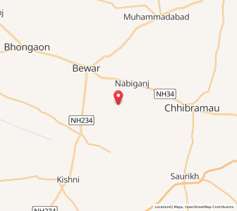 Map of Dhawakhera, Uttar Pradesh