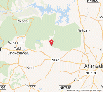 Map of Dhawalpuri, Maharashtra