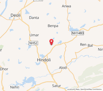 Map of Dhawar ki Jhonpari, Rajasthan