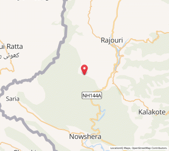 Map of dherian, Kashmir