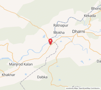 Map of Dhertalai, Madhya Pradesh