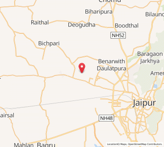 Map of Dherwali Dhani, Rajasthan