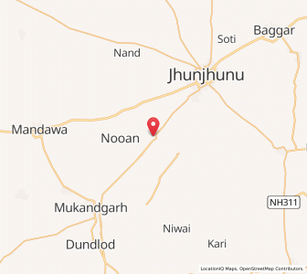 Map of Dhigal, Rajasthan