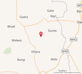 Map of Dhigharia, Rajasthan