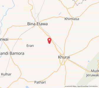 Map of Dhikua, Madhya Pradesh