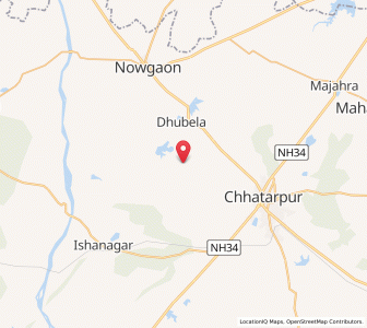 Map of Dhilapur, Madhya Pradesh
