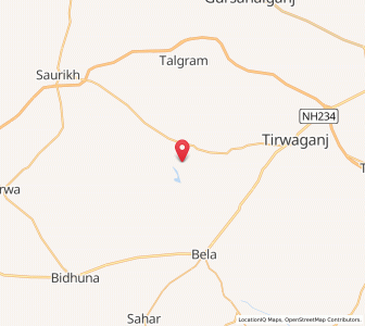 Map of Dhipia, Uttar Pradesh