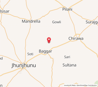 Map of Dhirawali Dhani, Rajasthan