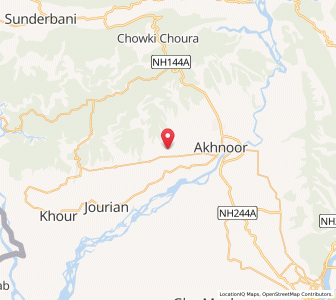 Map of Dhok Khalsa, Kashmir