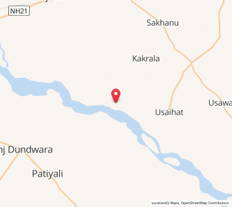 Map of Dhokar Nagla, Uttar Pradesh