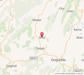 Map of Dhol, Rajasthan