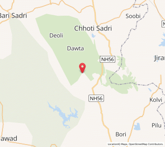 Map of Dholapani, Rajasthan