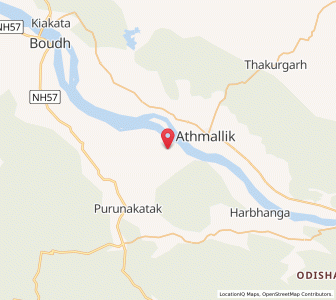 Map of Dholpur, Odisha