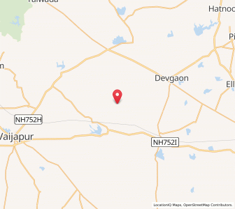 Map of Dhondalgaon, Maharashtra