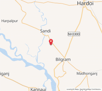 Map of Dhondi, Uttar Pradesh