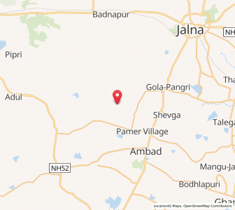 Map of Dhongar Pimpalgaon, Maharashtra