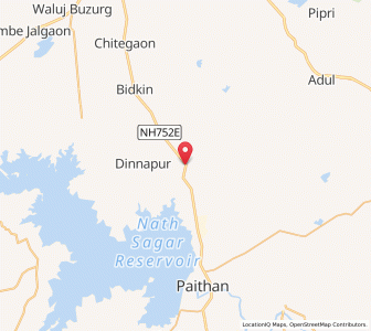 Map of Dhorkingaon, Maharashtra