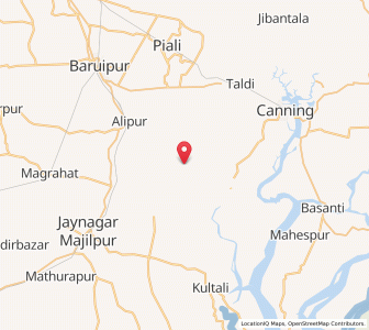 Map of Dhosha, West Bengal