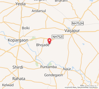 Map of Dhotre, Maharashtra