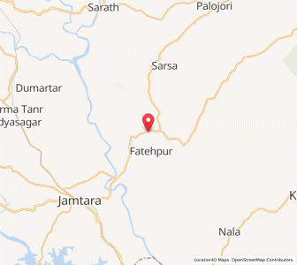 Map of Dhowa, Jharkhand