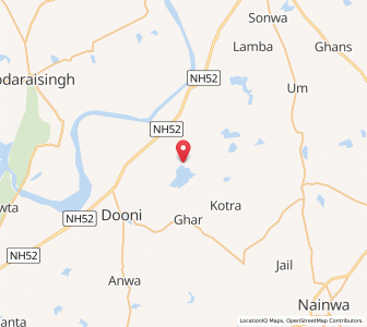 Map of Dhuan Bari, Rajasthan