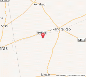 Map of Dhubai, Uttar Pradesh