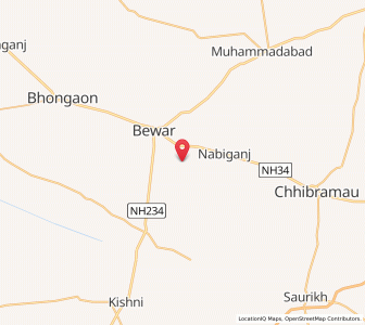 Map of Dhubiha, Uttar Pradesh