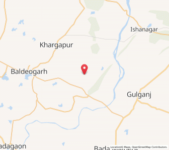 Map of Dhubuan, Madhya Pradesh