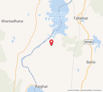 Map of Dhujri, Uttar Pradesh