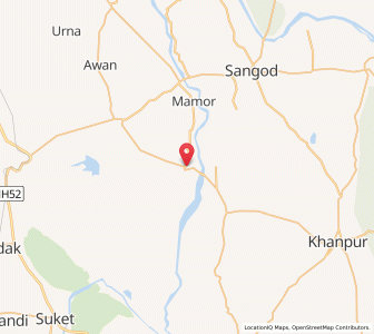 Map of Dhulet, Rajasthan