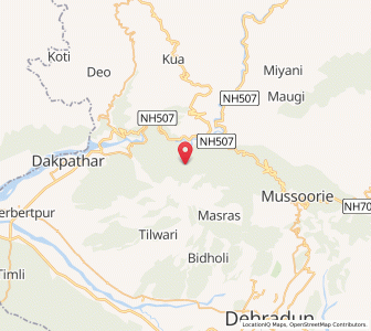 Map of Dhumanthat, Uttarakhand
