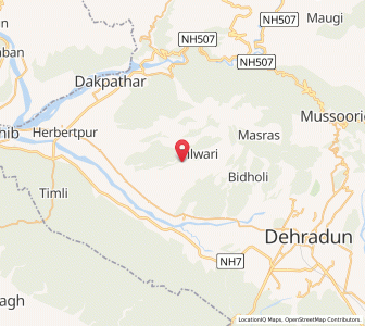 Map of Dhumnagar, Uttarakhand