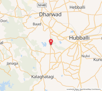 Map of Dhumvad, Karnataka