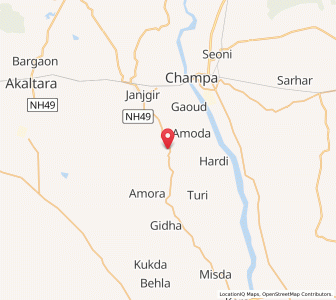 Map of Dhurkot, Chhattisgarh