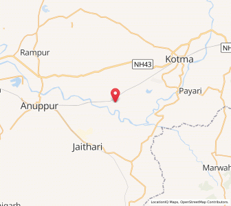 Map of Dhurwasin, Madhya Pradesh