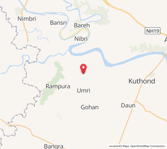 Map of Dhuta, Uttar Pradesh