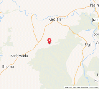 Map of Dhutera, Madhya Pradesh