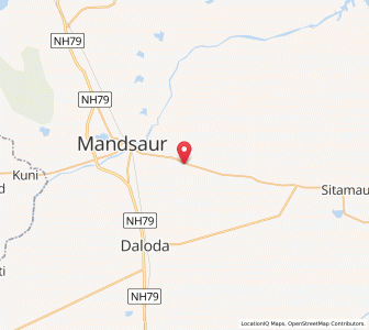 Map of Digau Kalan, Madhya Pradesh