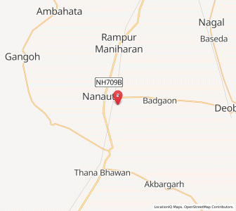 Map of Diggi Nahar, Uttar Pradesh