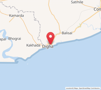 Map of Digha, Bihar